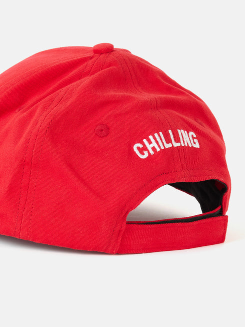 Chill Vibes Women Embroidered Baseball Cap
