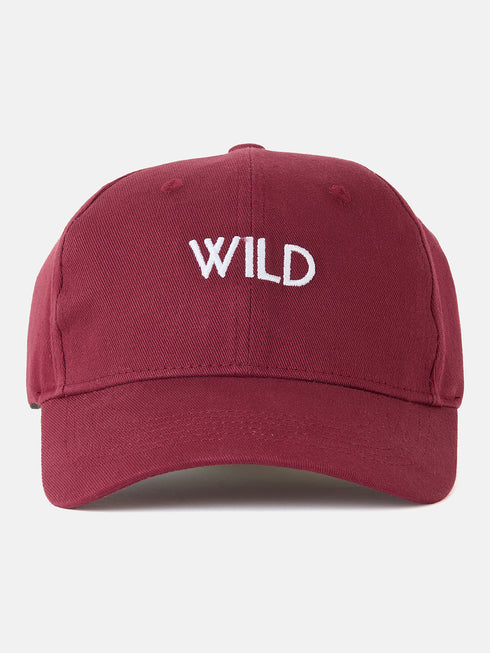Wild Slogan Casual Snapback Cap