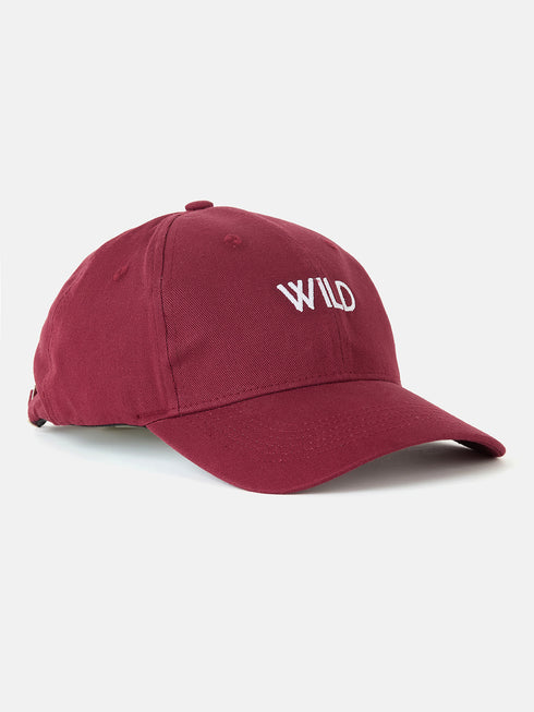Wild Slogan Casual Snapback Cap