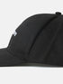 Black Embroidered Canvas Baseball Cap