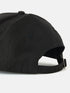 Black Embroidered Canvas Baseball Cap