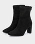 ADORLY Chunky Designer Heel Suede Boots