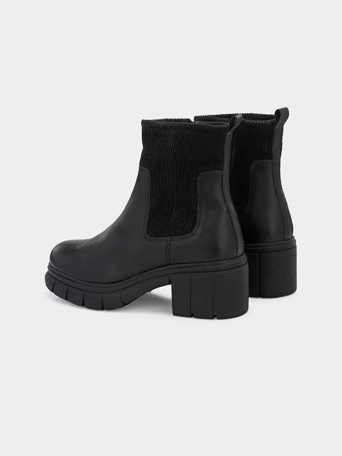 ADORLY Women Casual Block-Heeled Chelsea Boots