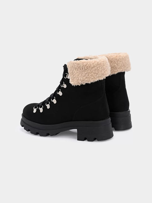 ADORLY Women Lace-Ups Winter Boots