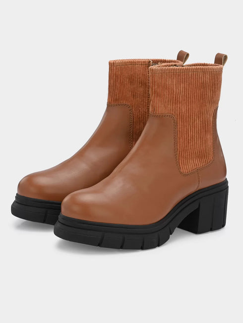 ADORLY Women Block Heel Chelsea Boots