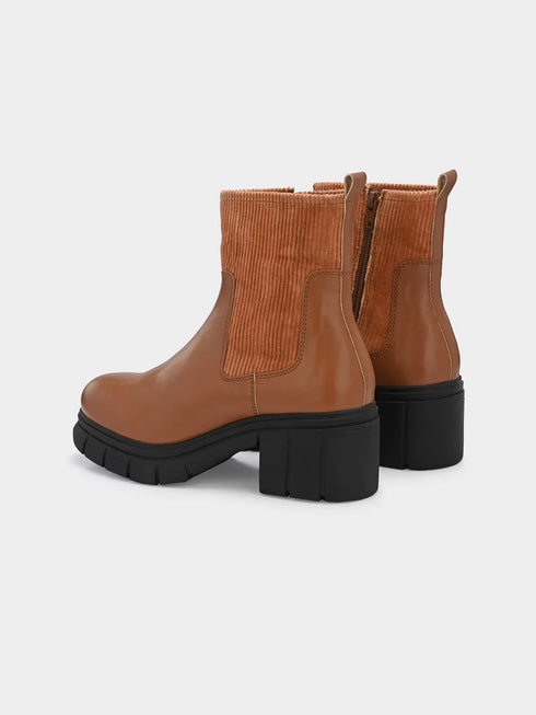ADORLY Women Block Heel Chelsea Boots