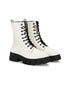 ADORLY Women Lace-Up Casual Biker Boots