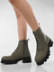 ADORLY Women Lace-Ups Chunky Boots