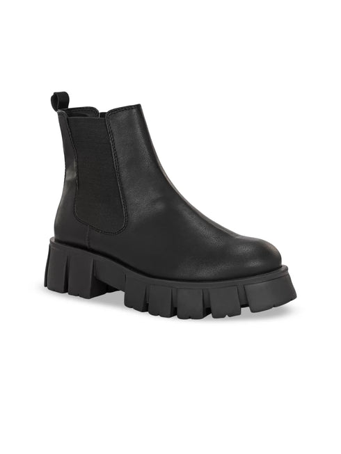 Adorly Classic Chelsea Boots with Chunky Sole