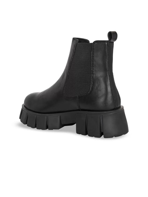 Adorly Classic Chelsea Boots with Chunky Sole