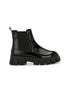 Adorly Classic Patent Chelsea Boots