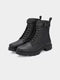 ADORLY Women Round Toe Chunky Boots