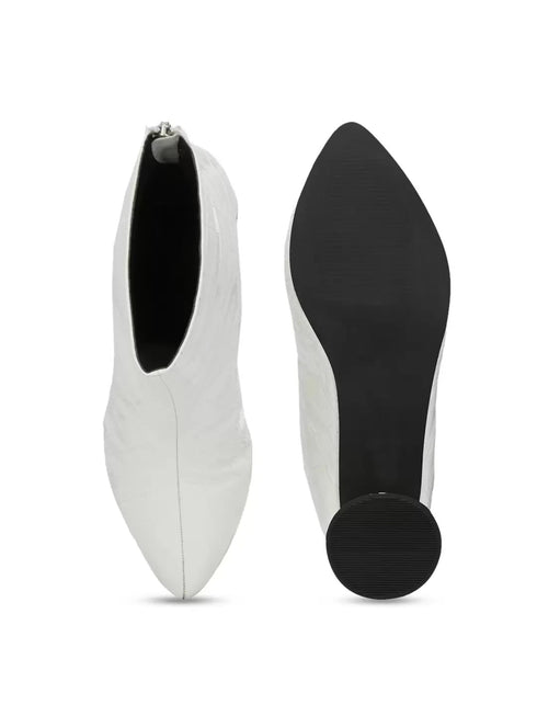 ADORLY Women Mid-Top Block Heeled Boots