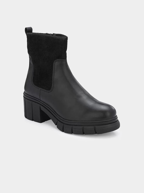 ADORLY Women Casual Block-Heeled Chelsea Boots