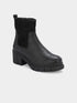ADORLY Women Casual Block-Heeled Chelsea Boots
