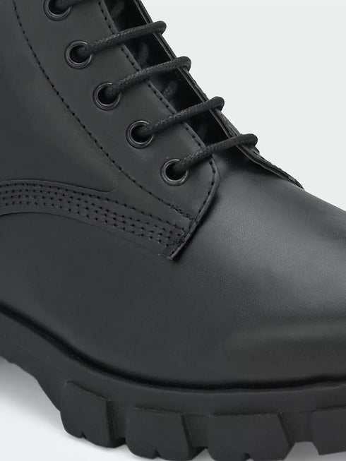 ADORLY Women Round Toe Chunky Boots