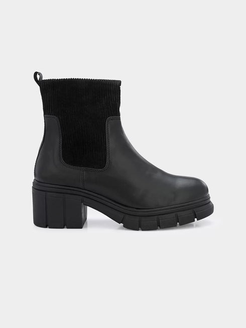 ADORLY Women Casual Block-Heeled Chelsea Boots