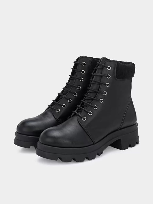 ADORLY Women Casual Block Heel Hiking Boots