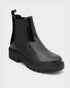 Adorly Classic Patent Chelsea boots