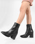 Adorly pointed toe block heel boots