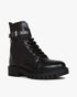 Combat Lace-Up Boots, Black