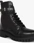 Combat Lace-Up Boots, Black