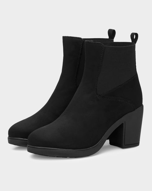 Adorly suede block heel chelsea boots