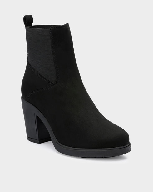 Adorly suede block heel chelsea boots