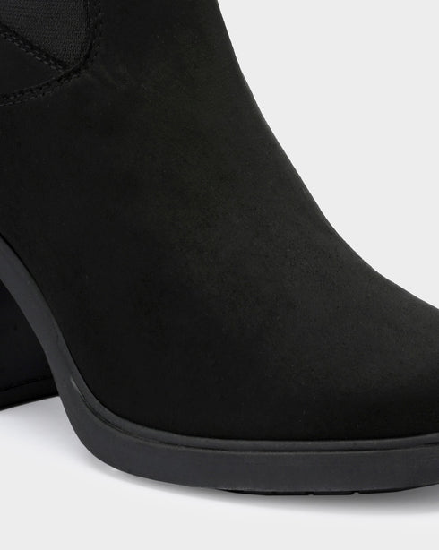 Adorly suede block heel chelsea boots