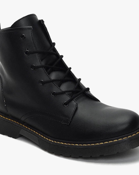 Adorly ankle length lace up boots