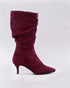 Adorly kitten heel slouchy boots