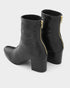 Adorly Low Block Heel Boots with Zip Closure