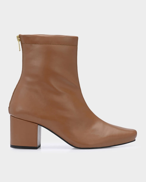 Adorly Low Block Heel Ankle Length Boots