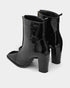 Adorly block heel zip front square toe boots