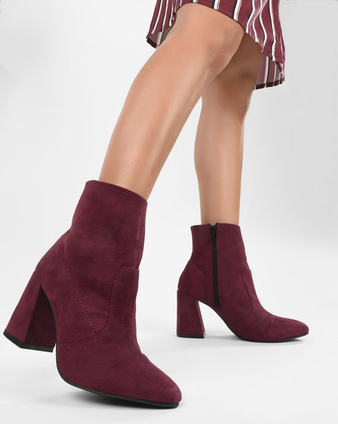 Adorly Flared Block Heel Boots