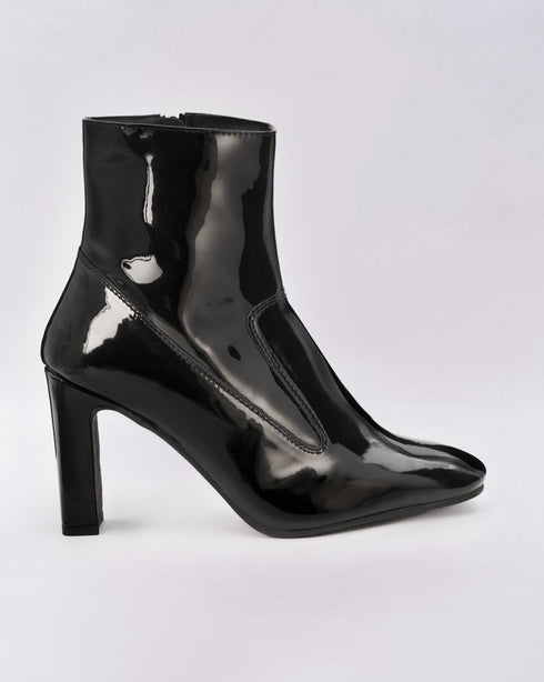 Adorly Patent Stylised Boots