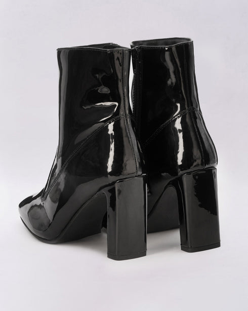 Adorly Patent Stylised Boots