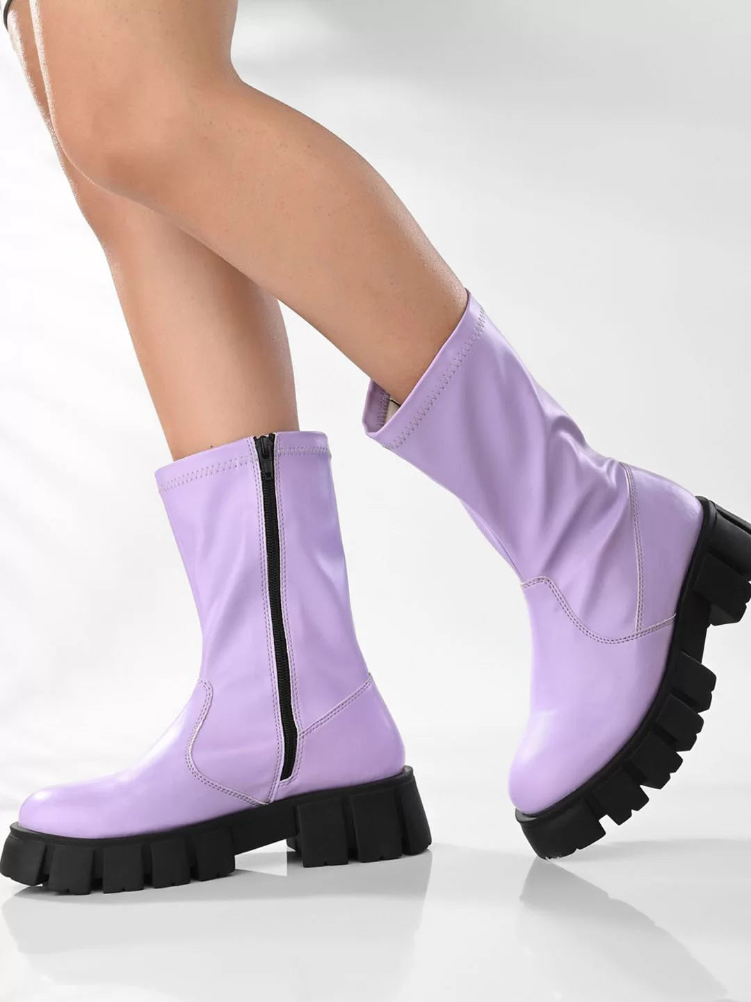 ADORLY Women Casual Mid Calf Winter Boots